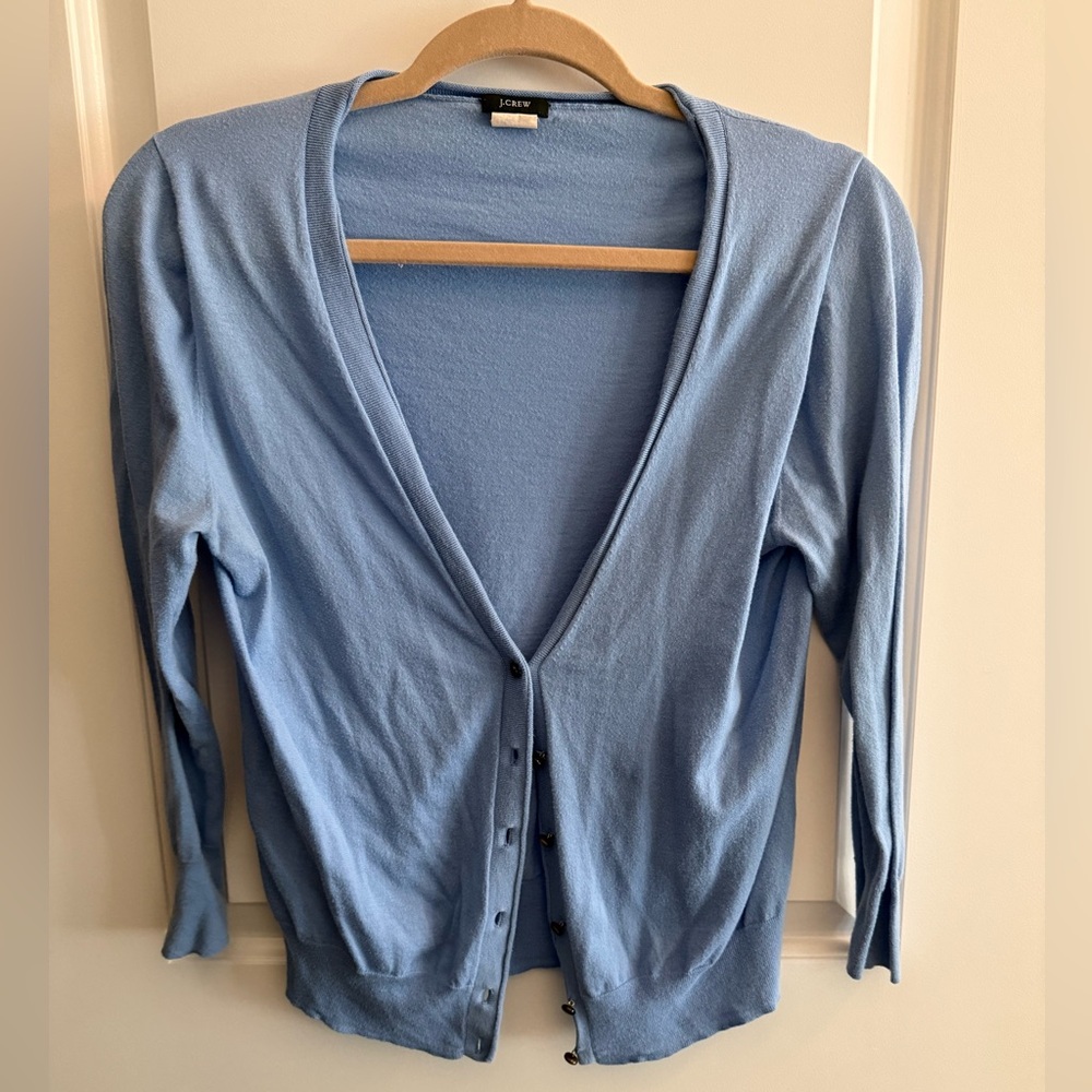 J. Crew Light Blue Women's Cardigan